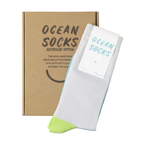 Sokken gerecycled katoen | Eco geschenk